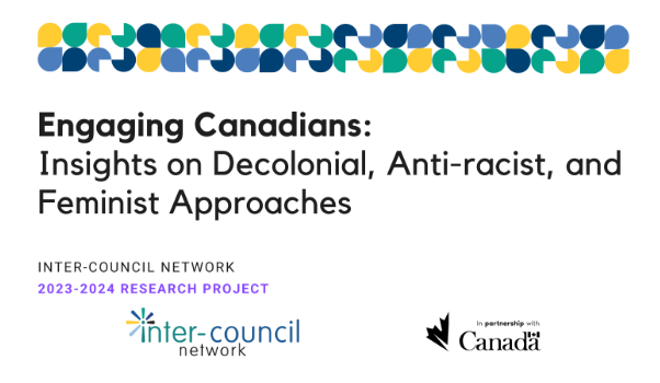 Engaging Canadians: insights on decolonial, anti-racist, and feminist approaches poster