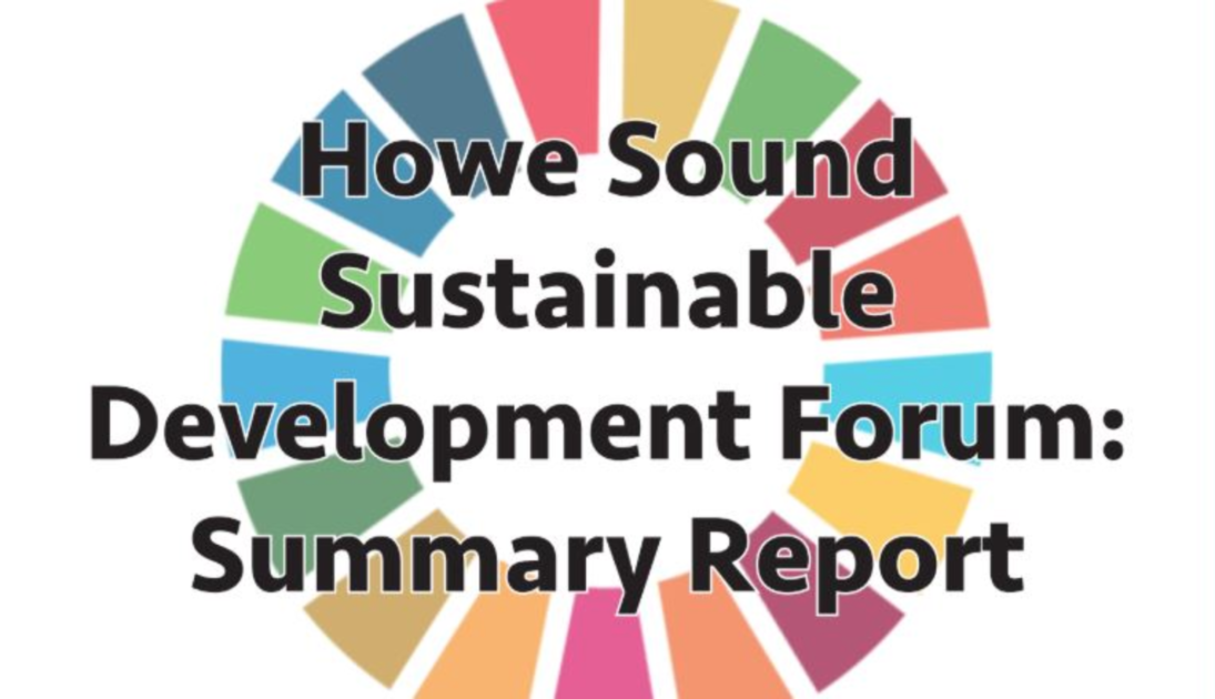 Howe Sound Sustainable Development Forum Summary Report Poster